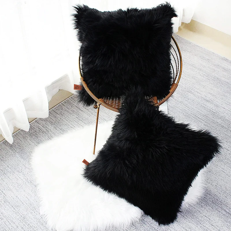 کوسن تیگران مفشوو مدل turkey fur کد 40cm مجموعه دو عددی