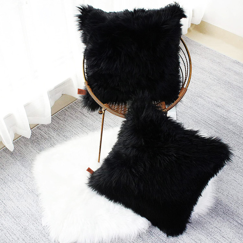 کوسن تیگران مفشوو مدل turkey fur کد 40cm مجموعه دو عددی