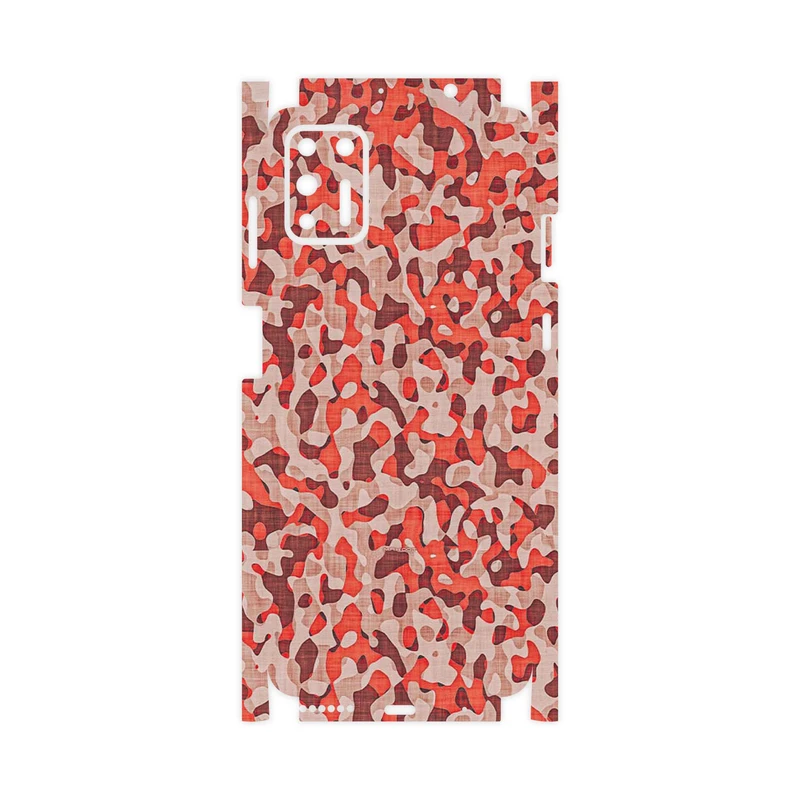 برچسب پوششی ماهوت مدل Red Infantry Army-FullSkin مناسب برای گوشی موبایل موتورولا Moto G9 Plus