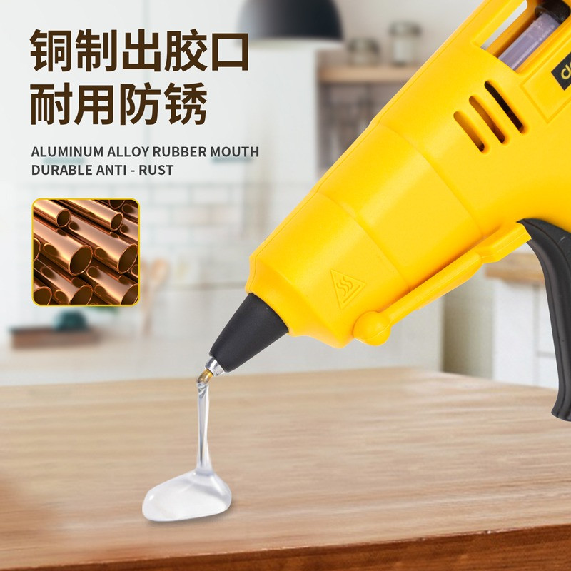 دستگاه چسب حرارتی شارژی دلی مدل DL403360 دستگاه چسب حرارتی شارژی دلی مدل DL403360