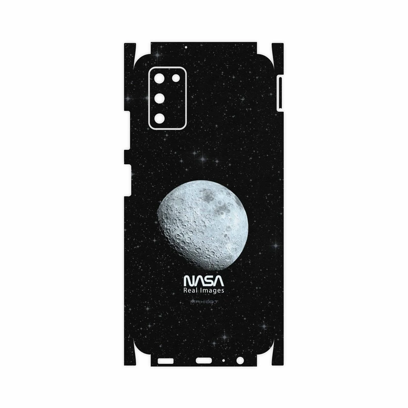 برچسب پوششی ماهوت مدل Moon-By-NASA-FullSkin مناسب برای گوشی موبایل سامسونگ Galaxy A03S