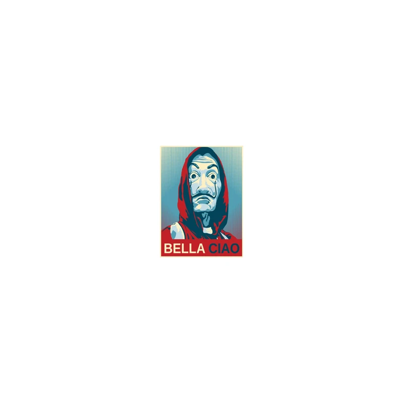  استیکر لپ تاپ لولو طرح BELLA CIA سریال MONEY HIEST کد 527