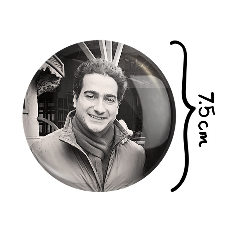 آینه جیبی خندالو طرح همایون شجریان مدل تاشو کد 4031