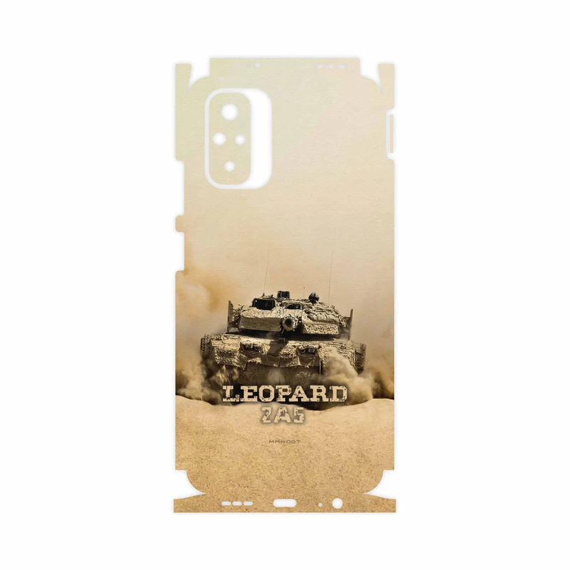 برچسب پوششی ماهوت مدل Leopard-2A5-tank-FullSkin مناسب برای گوشی موبایل شیائومی Redmi Note 10s