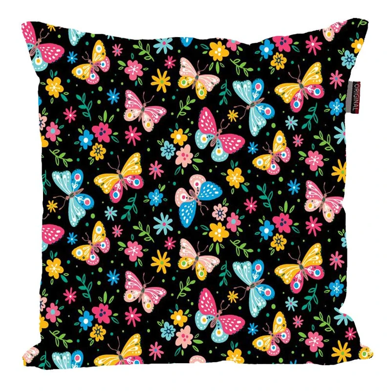 کوسن پاد آفرین مدل فانتزی طرح پروانه رنگی کد 02233