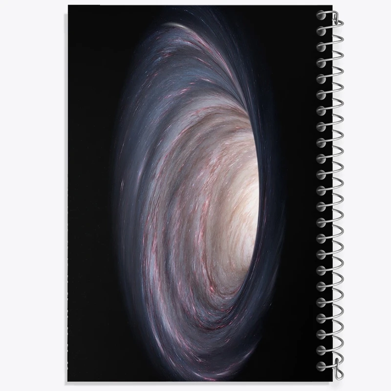 دفتر ژورنال نویسی 50 برگ خندالو مدل نقطه ای طرح کهکشان کد F283