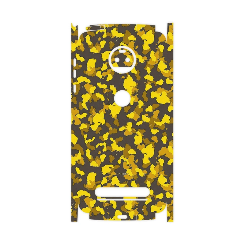 برچسب پوششی ماهوت مدل Yellow Infantry Army-FullSkin مناسب برای گوشی موبایل موتورولا Moto Z2 Force