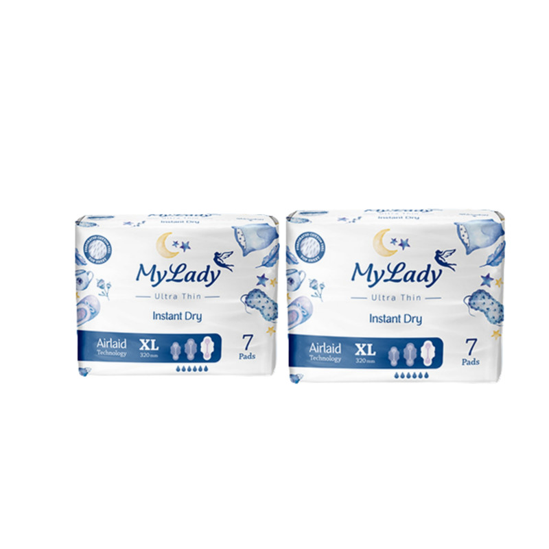 نوار بهداشتی مای لیدی مدل Instant Dry سایز خیلی بزرگ بسته 2 عددی