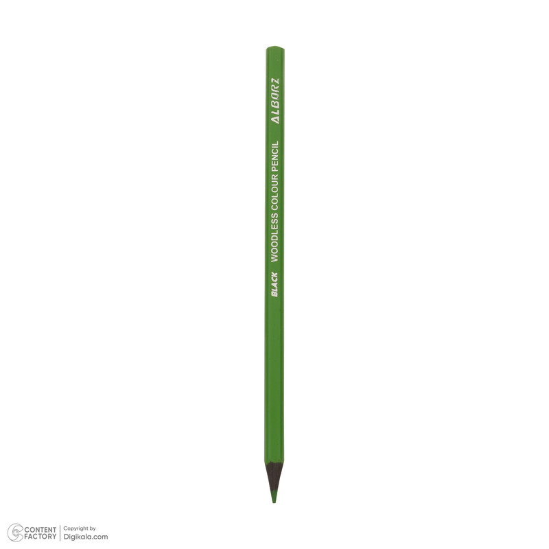 مداد رنگی 12 رنگ البرز مدل woodless