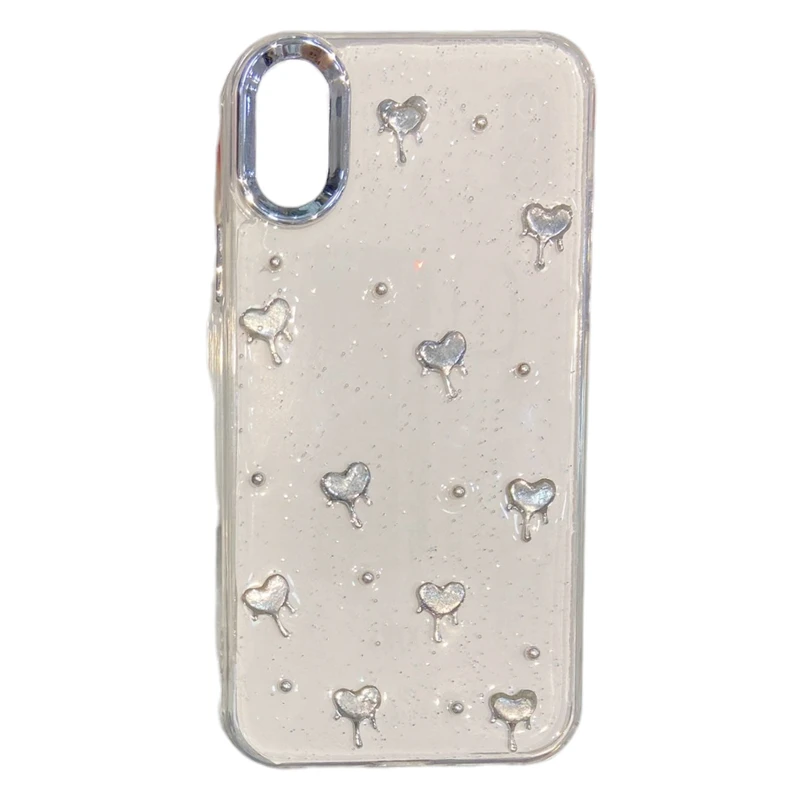 کاور طرح قلبی اکلیل دار مناسب برای گوشی موبایل اپل IPHONE X/XS