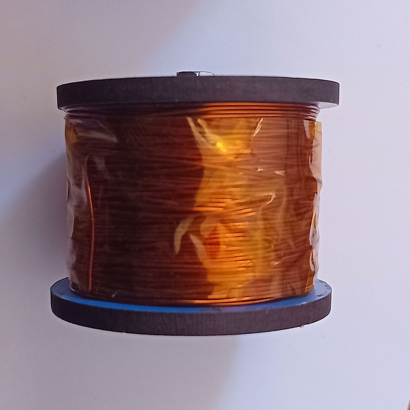 سیم لاکی مدل D=0.40mm-100g سیم لاکی مدل D=0.40mm-100g