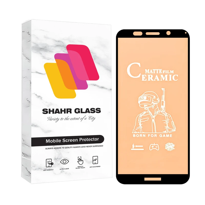محافظ صفحه نمایش شهر گلس مدل CERMAS مناسب برای گوشی موبایل هوآوی Y5 Prime 2018 / Y5 Lite 2018 / Y5p / آنر 9S