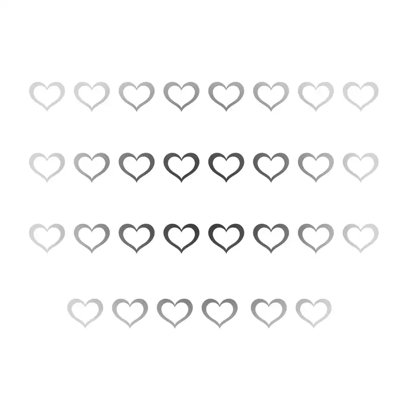 آینه پدیده شاپ طرح Heart کد 30