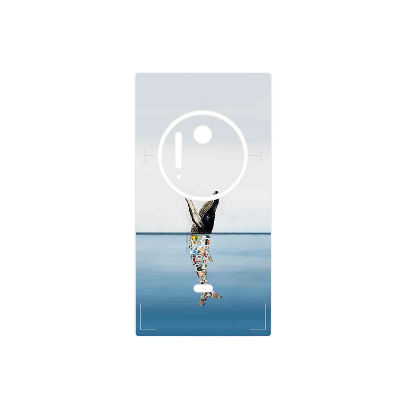 برچسب پوششی ماهوت مدل Collage of Sea Trash مناسب برای گوشی موبایل نوکیا Lumia 1020