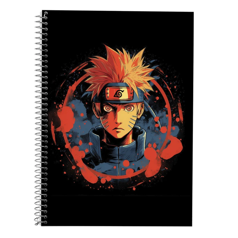 دفتر زبان 50 برگ مدوپد مدل سه خط طرح نارتو narto کد DF10638