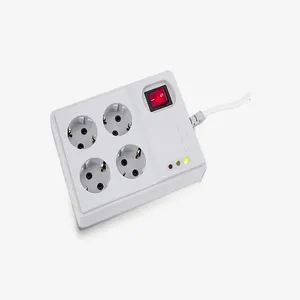چندراهی برق و محافظ پارت الکتریک مدل PE2204