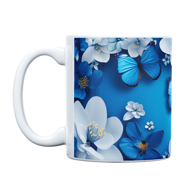 ماگ حس آمیزی طرح پروانه مدل کلاسیک کد 89