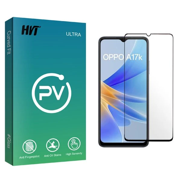 محافظ صفحه نمایش شیشه ای اچ وی تی مدل PV مناسب برای گوشی موبایل اوپو A17k