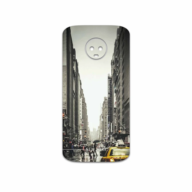 برچسب پوششی ماهوت مدل New York City مناسب برای گوشی موبایل موتورولا Moto G6