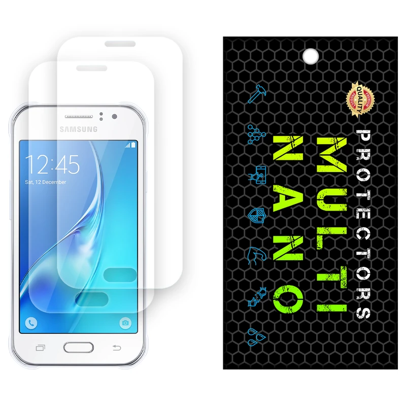 محافظ صفحه نمایش شفاف مولتی نانو مدل X-S2N مناسب برای گوشی موبایل سامسونگ Galaxy J1 Ace بسته دو عددی