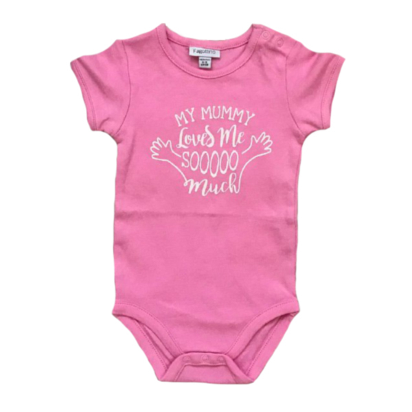 بادی آستین کوتاه نوزادی مدل TB-002