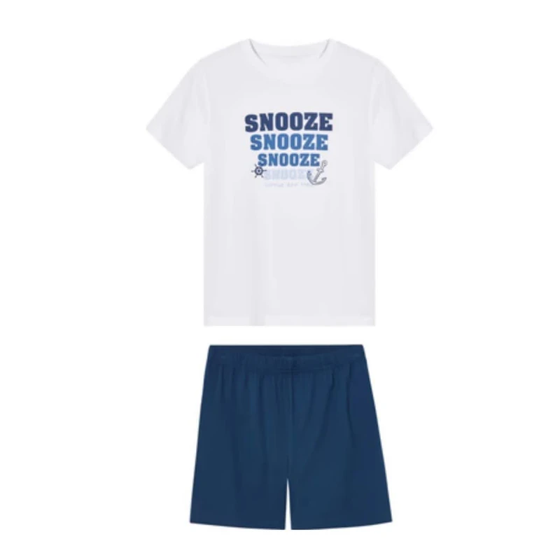 ست تی‌شرت آستین کوتاه و شلوارک راحتی پسرانه پیپرتس مدل NZ 1415