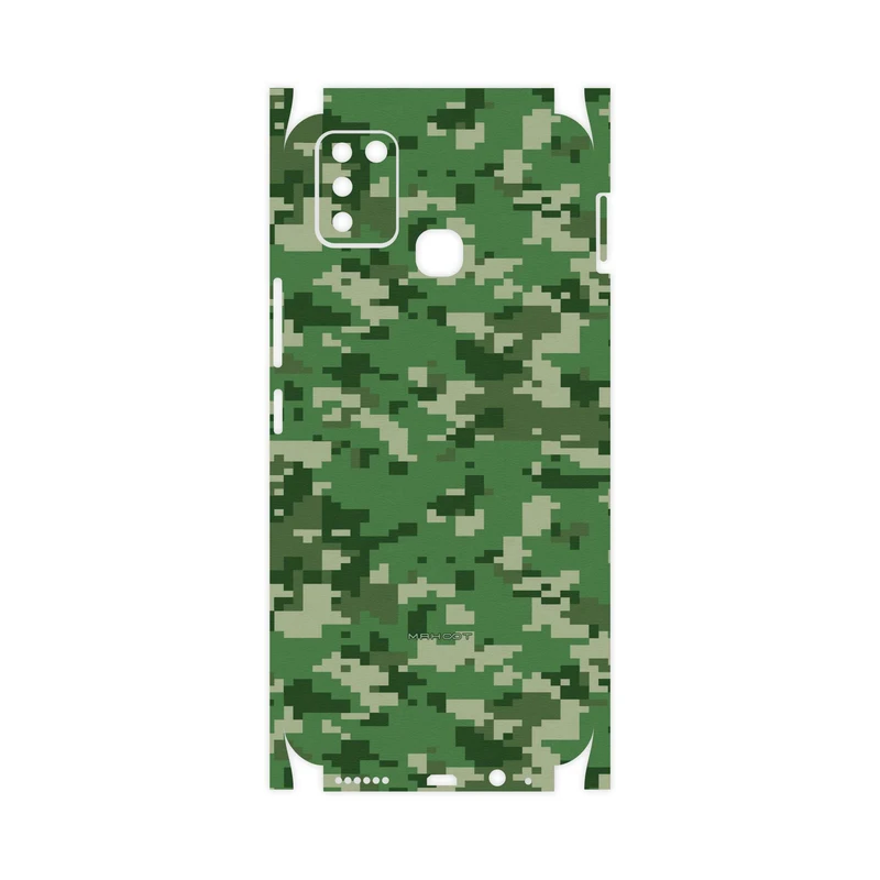 برچسب پوششی ماهوت مدل Army-Green-Pixel-FullSkin مناسب برای گوشی موبایل اینفینیکس Smart 6 X657B