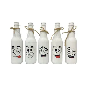 گلدان دکوری مدل شیشه ای کد 769 بسته 5 عددی