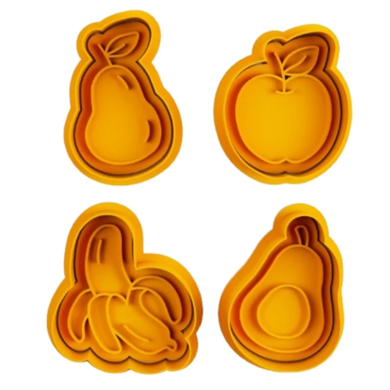 قالب شیرینی مدل fruits بسته 4 عددی