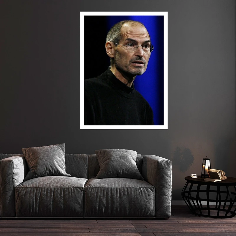 تابلو بکلیت طرح استیو جابز مدل قاب شاسی W-S9877