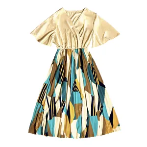 پیراهن یقه هفت زنانه شین مدل رنگین کمان