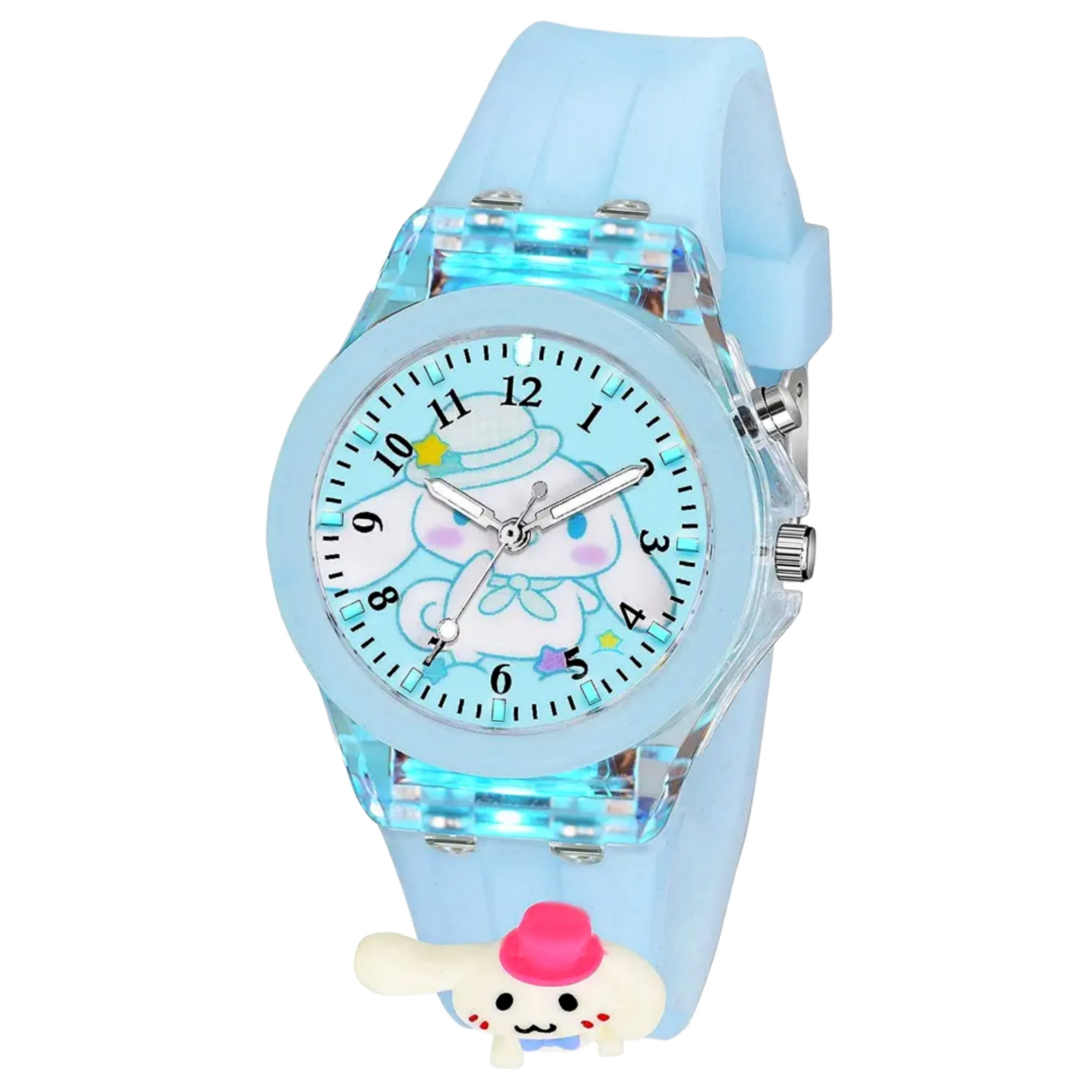 ساعت مچی عقربه ای بچگانه مدل چراغدار موزیکال کد 4 ساعت مچی عقربه ای بچگانه مدل چراغدار موزیکال کد 4