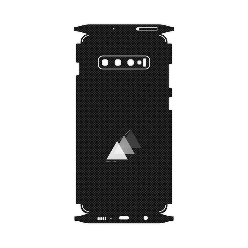 برچسب پوششی ماهوت مدل Minimal 3 Triangle Icon-FullSkin مناسب برای گوشی موبایل سامسونگ Galaxy S10 Plus