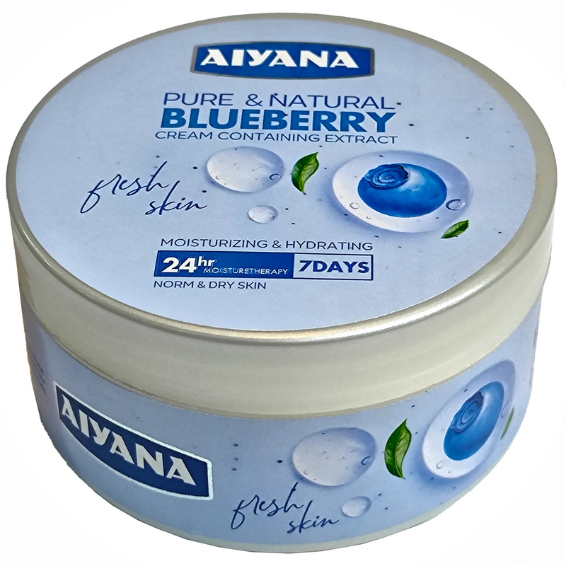 کرم آبرسان آیانا مدل بلوبری حجم 250 میلی لیتر کرم آبرسان آیانا مدل بلوبری حجم 250 میلی لیتر