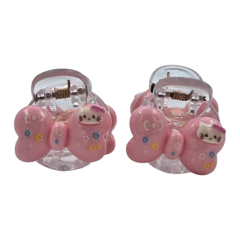 کلیپس مو دخترانه مدل کیتی بسته دو عددی