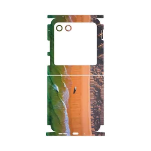 MAHOOT Beach and Green Sea-FullSkin Cover Sticker for Motorola Razr 40 Ultra
