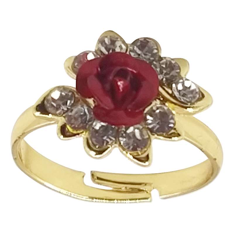 انگشتر دخترانه سلین کالا مدل گل رز ce-As28