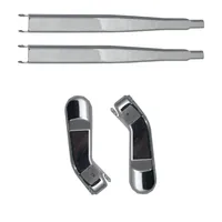 قاب تیغه و پایه برف پاک کن خودرو  مدل کروم  بسته 4عددی