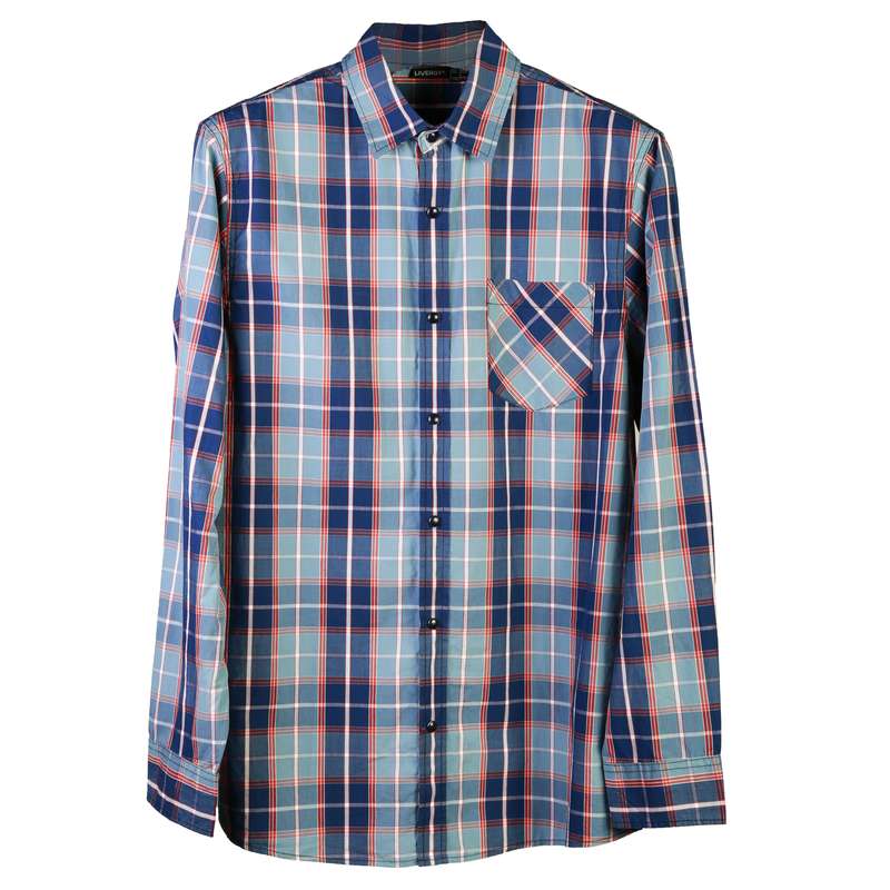 پیراهن آستین بلند مردانه لیورجی مدل دکمه پرسی