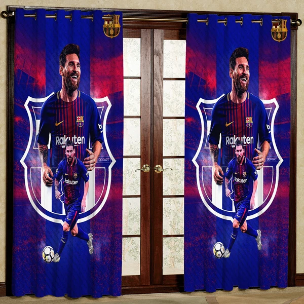 پرده مدل پسرانه مسی هازان پانچی کد 110 سایز 280x140 سانتی متر