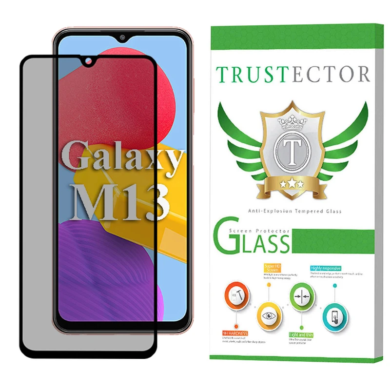 محافظ صفحه نمایش حریم شخصی تراستکتور مدل PFTA مناسب برای گوشی موبایل سامسونگ Galaxy M13 4G
