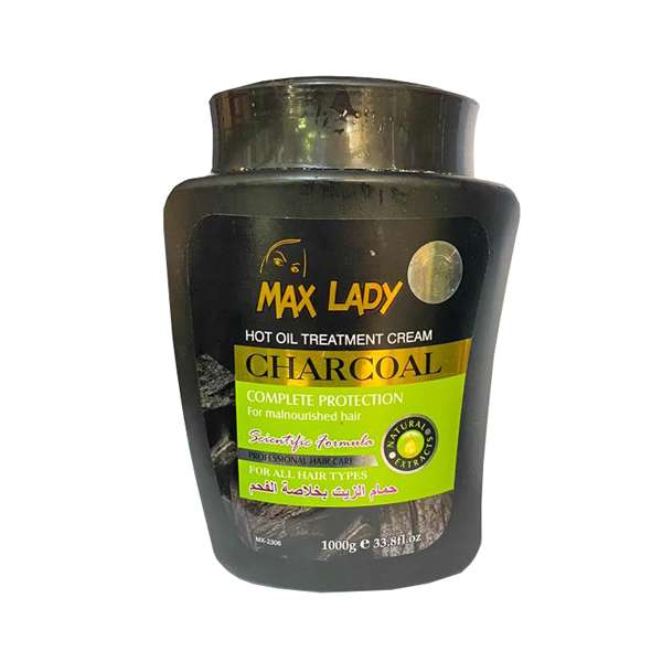 کرم مو مکس لیدی مدل CHARCOAL وزن 1000 گرم