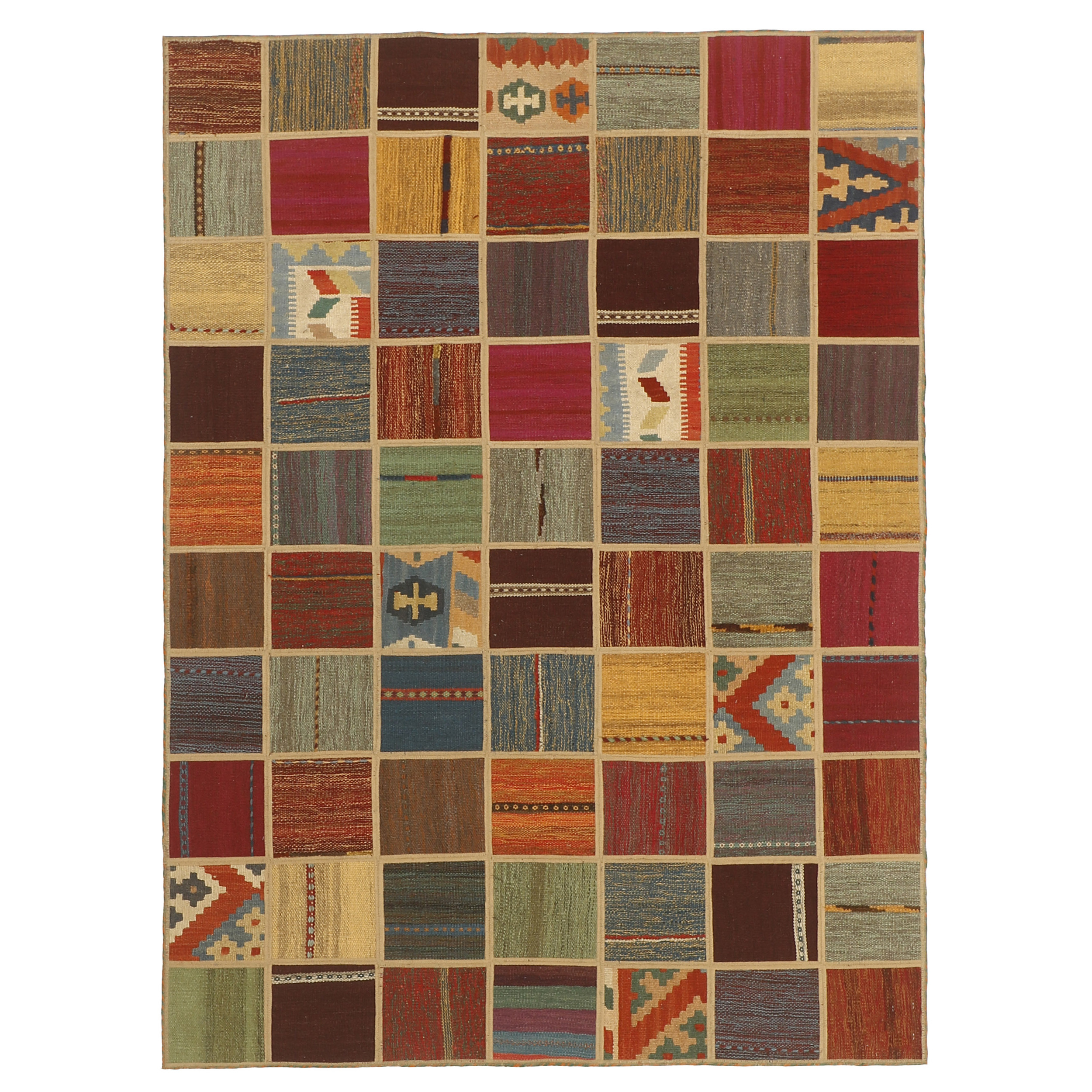 کلاژ گلیم دستبافت سه متری مدل S80 کد 538642