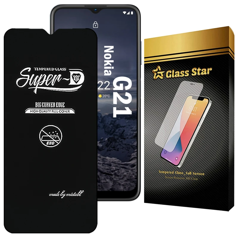 محافظ صفحه نمایش گلس استار مدل SUPERDNS مناسب برای گوشی موبایل نوکیا G21