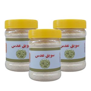 سویق عدس - ۲۵۰ گرم بسته سه عددی