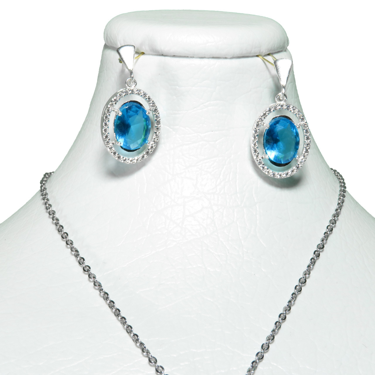 نیم ست نقره زنانه کد AV174-S10 C1 نیم ست نقره زنانه کد AV174-S10 C1