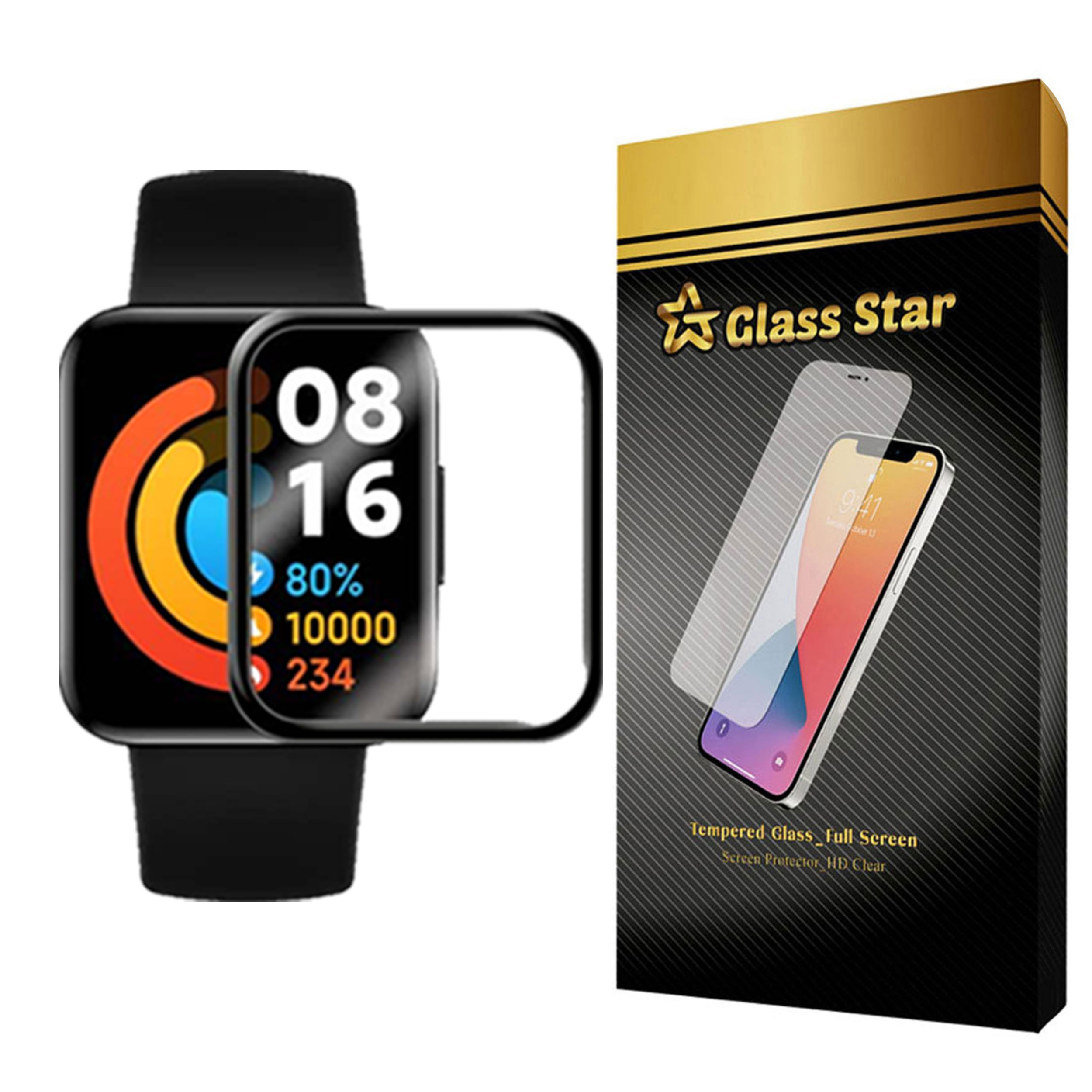 محافظ صفحه نمایش گلس استار مدل PMGA مناسب برای ساعت هوشمند شیائومی Redmi Watch 2