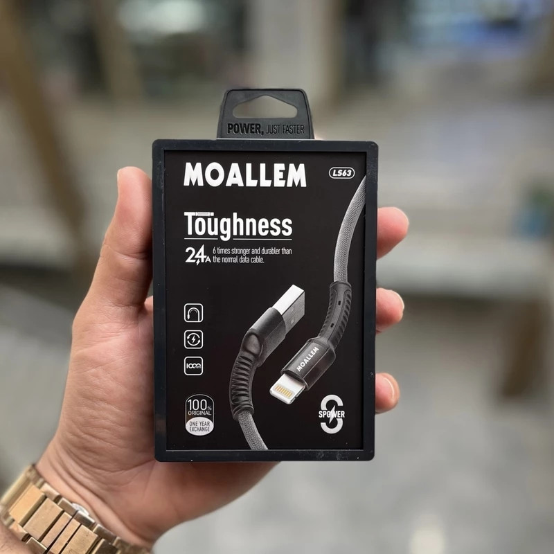 کابل تبدیل USB به لایتنینگ معلم مدل 7 به طول 1 متر