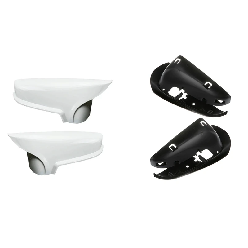 قاب و فلاپ آینه خودرو کالانیکس مدل FEL-PARSSEF-10433 طرح خفاشی مناسب برای پژو پارس مجموعه 4 عددی