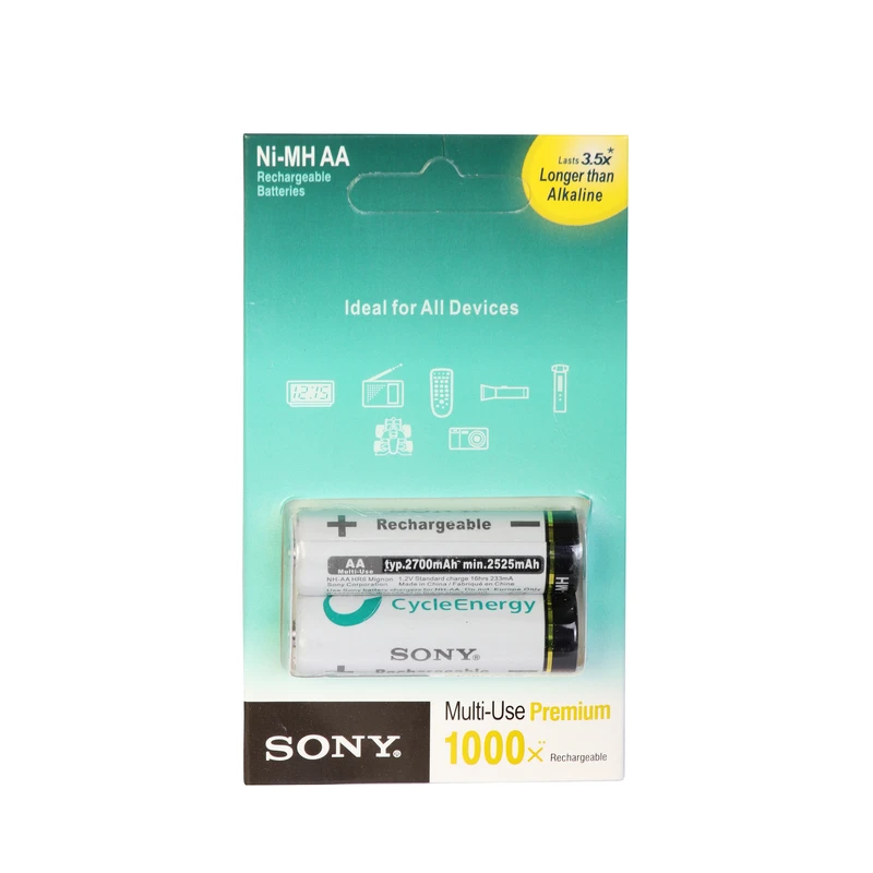 باتری قلمی قابل شارژ سونی مدل NH-AA-B2KN بسته 2 عددی